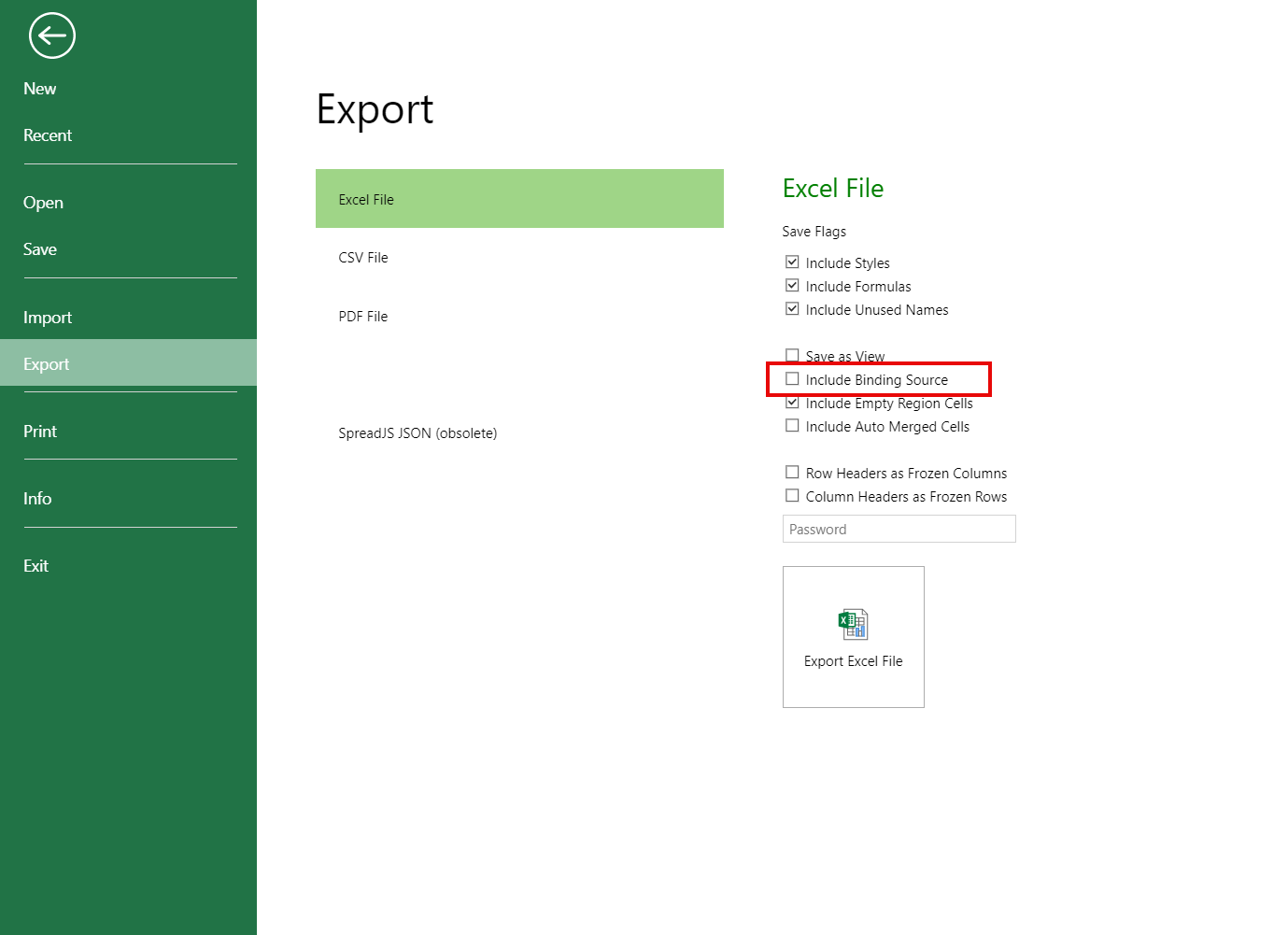 export