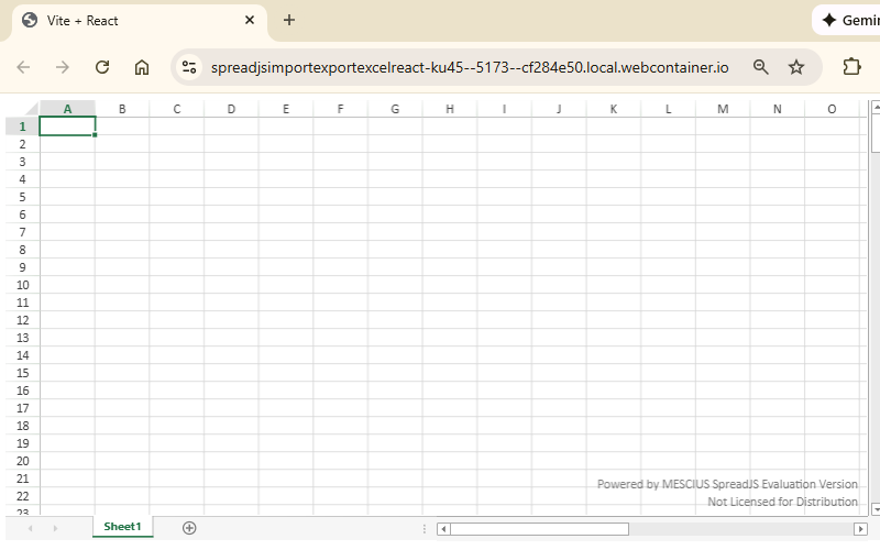 React에서 엑셀 불러오기/내보내기 | JavaScript Spreadsheet | SpreadJS