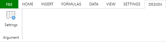 Design Tab