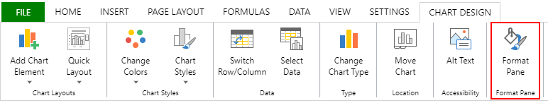 Chart tab